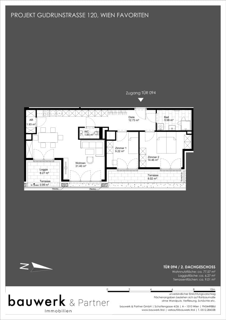 Neubau Erstbezug Wohnung nahe U1 Keplerplatz