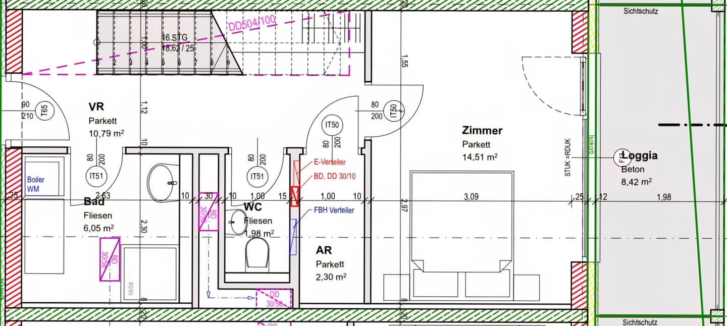 Wohnung im Styria Center Neubau mit Loggia