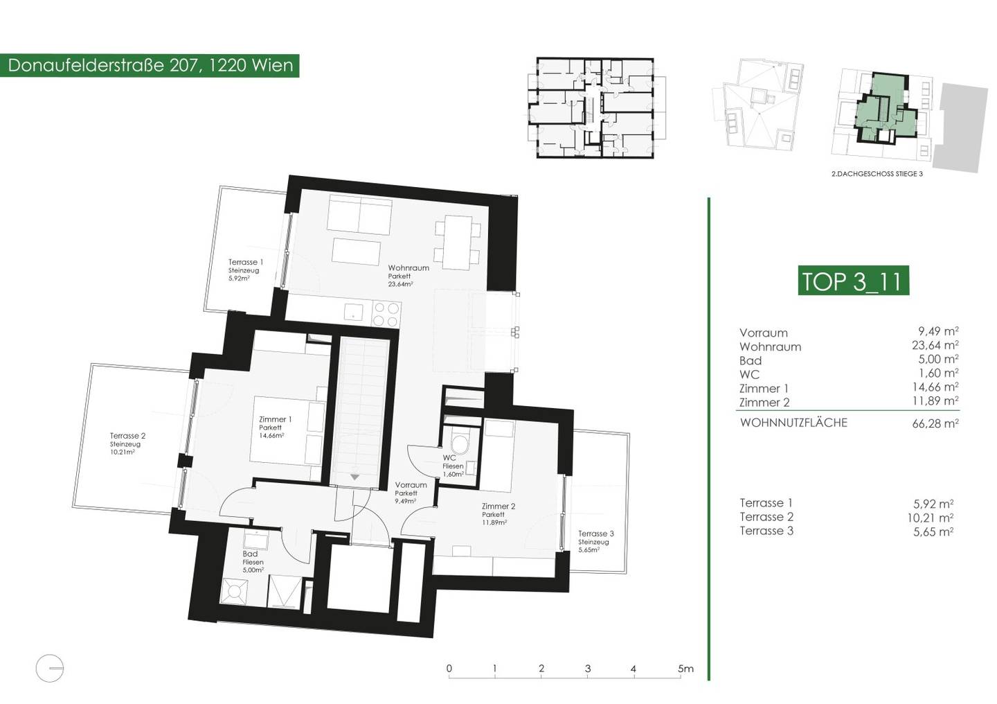 Newly built apartment with garage and U1 access in Kagran