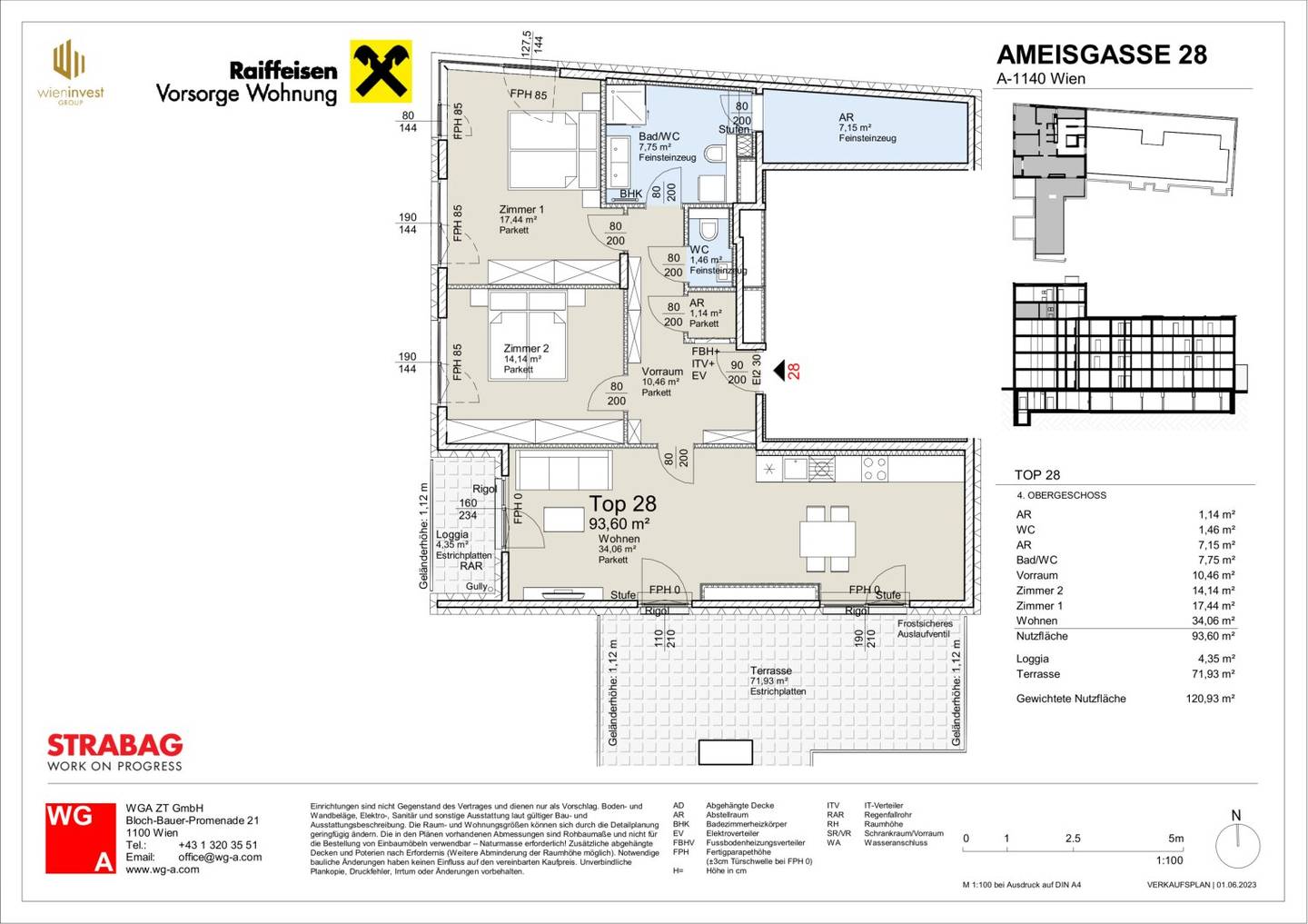 Attic apartment with rooftop terrace near U4 Braunschweiggasse