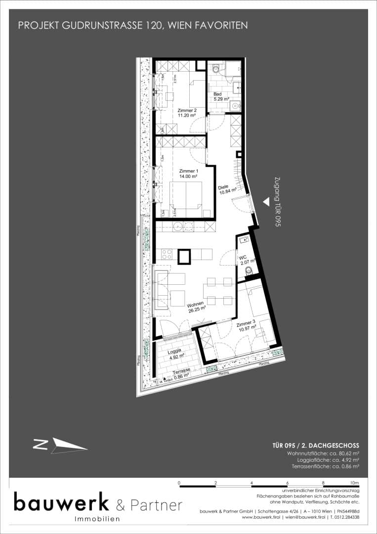 Investment apartment new build first occupancy near U1 Keplerplatz