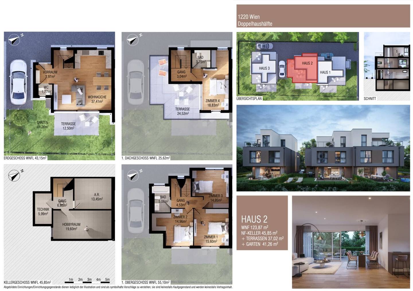 Construction started Luxury Living 22 Electric shading Parking
