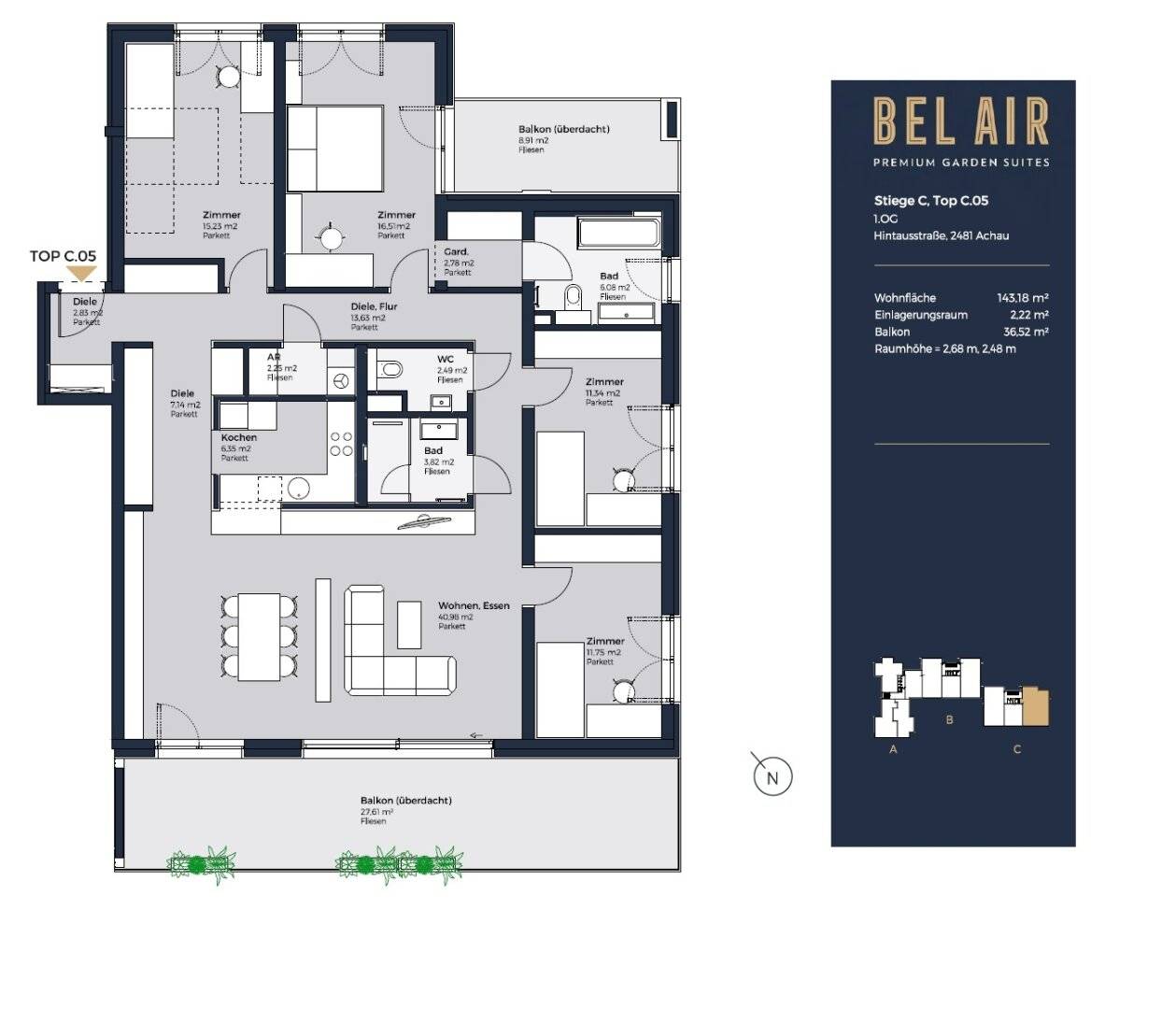 Wohnung Erstbezug Terrasse Südwestlage