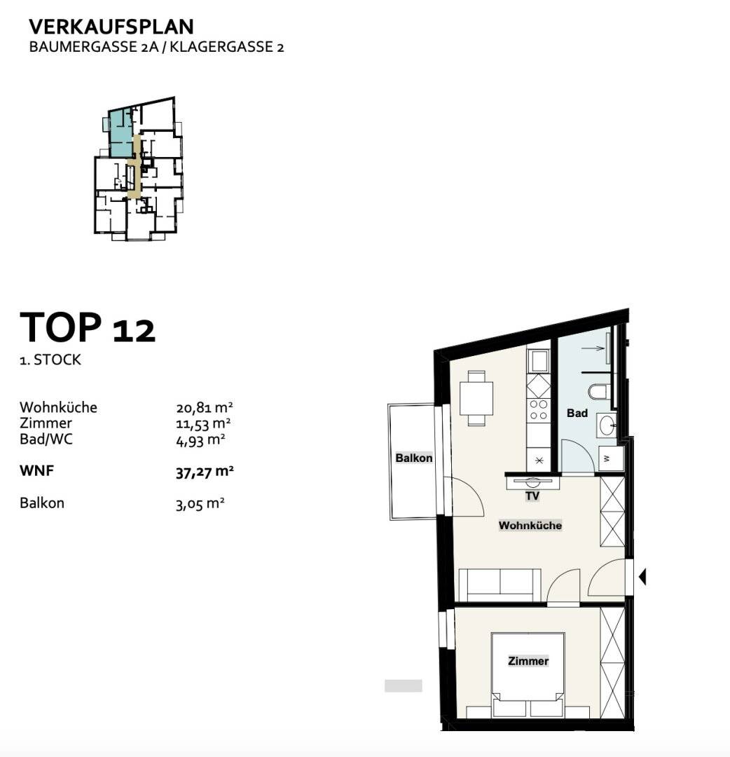 New build with terrace near U6 Floridsdorf