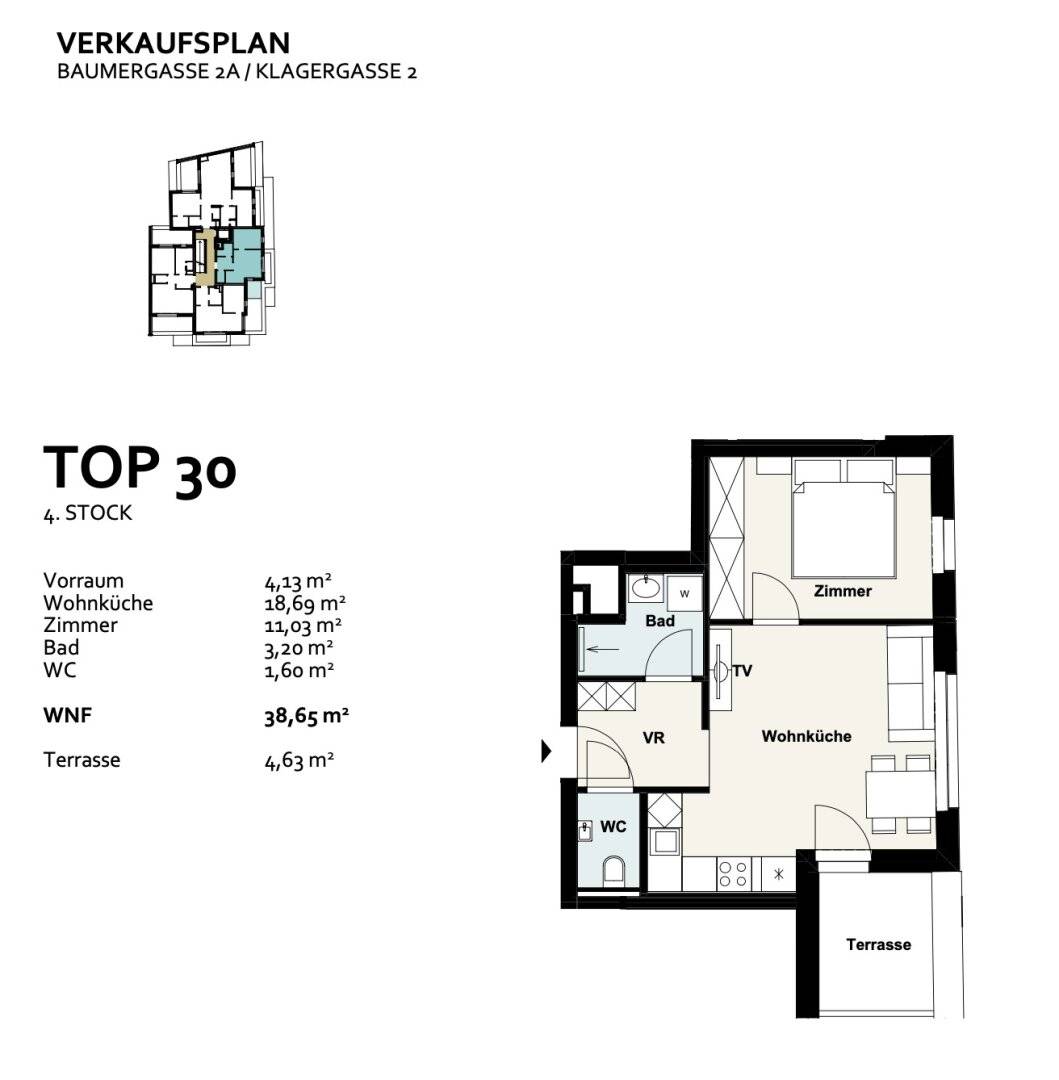 Wohnung mit Terrasse Erstbezug nahe U6