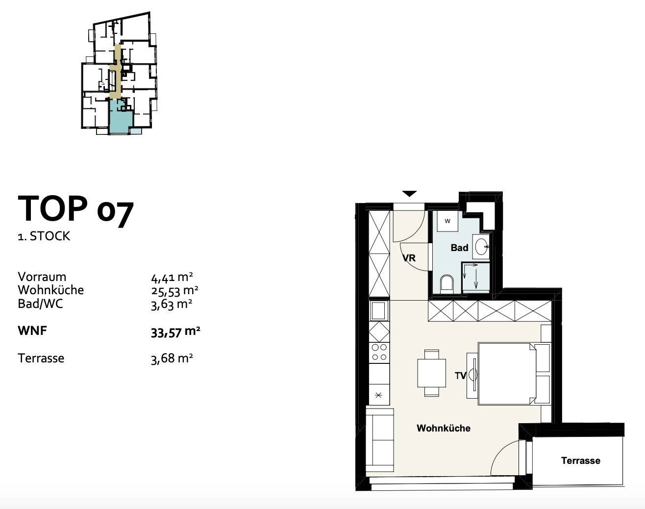 Brand new apartment with terrace