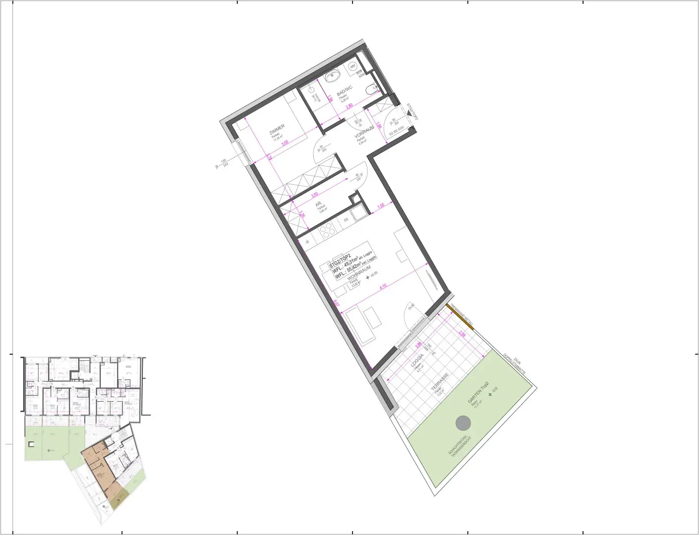 Wohnung New Build with Own Plot near Alte Donau