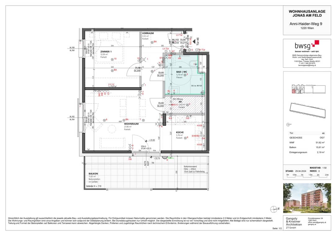 2-Room New Build Flat Vienna 1220