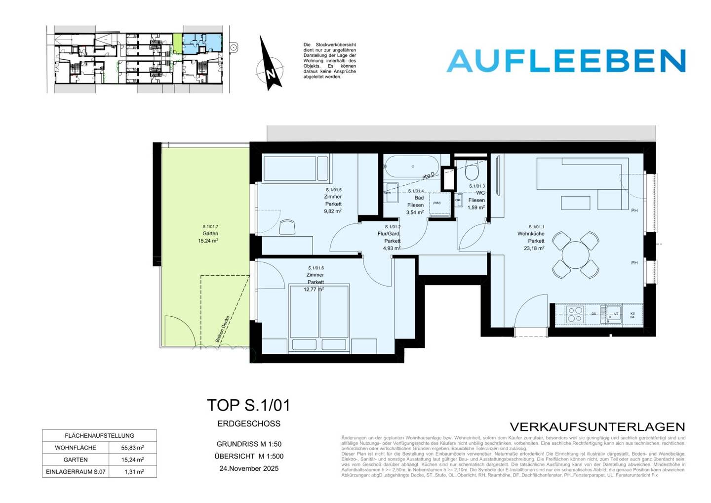 New build ground floor apartment with garden