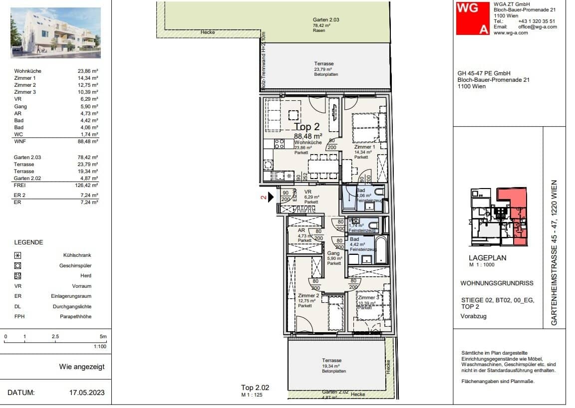 4-Room New Build w/ Garden & Terrace