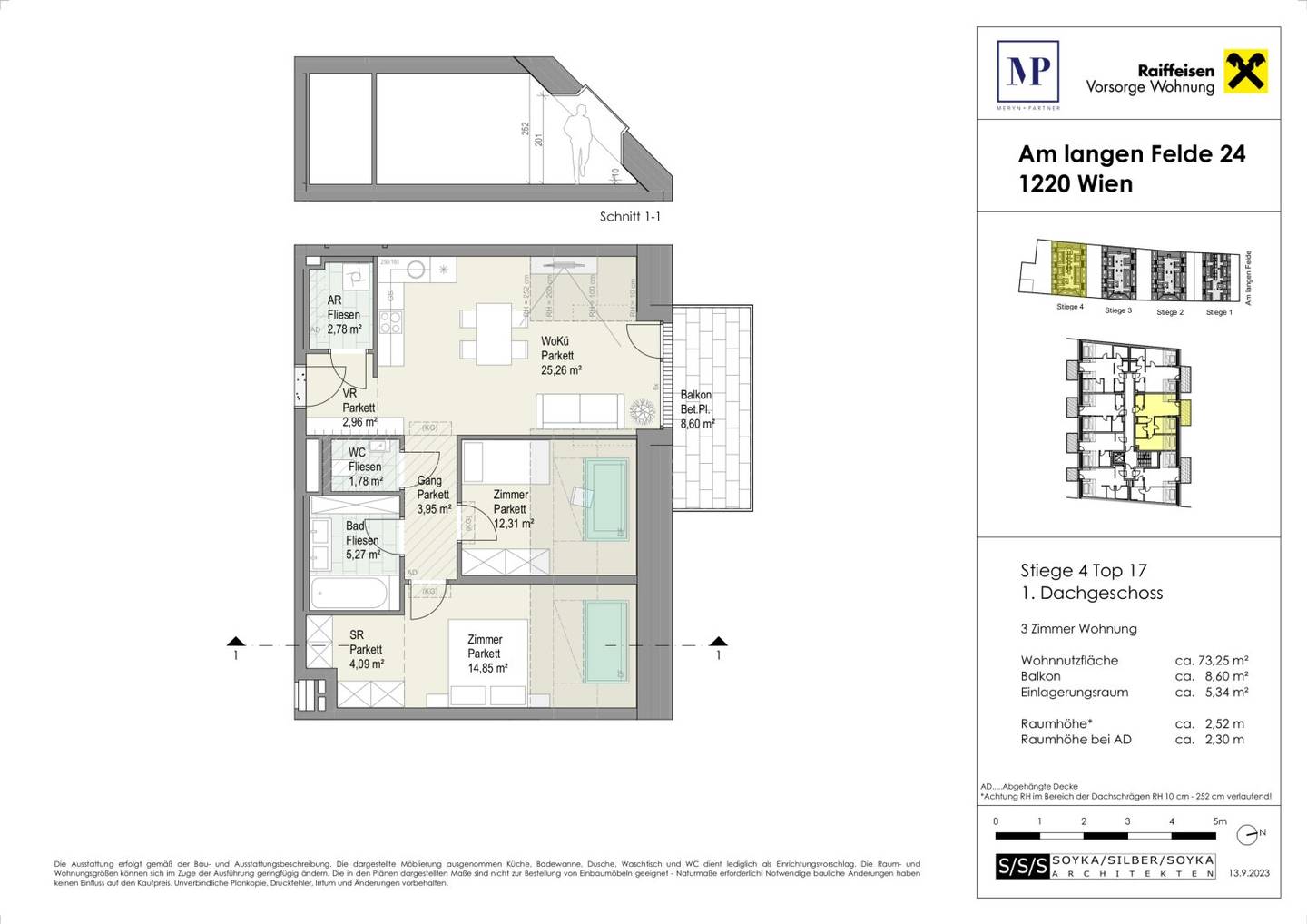 New build near U1 Kagraner Platz apartment