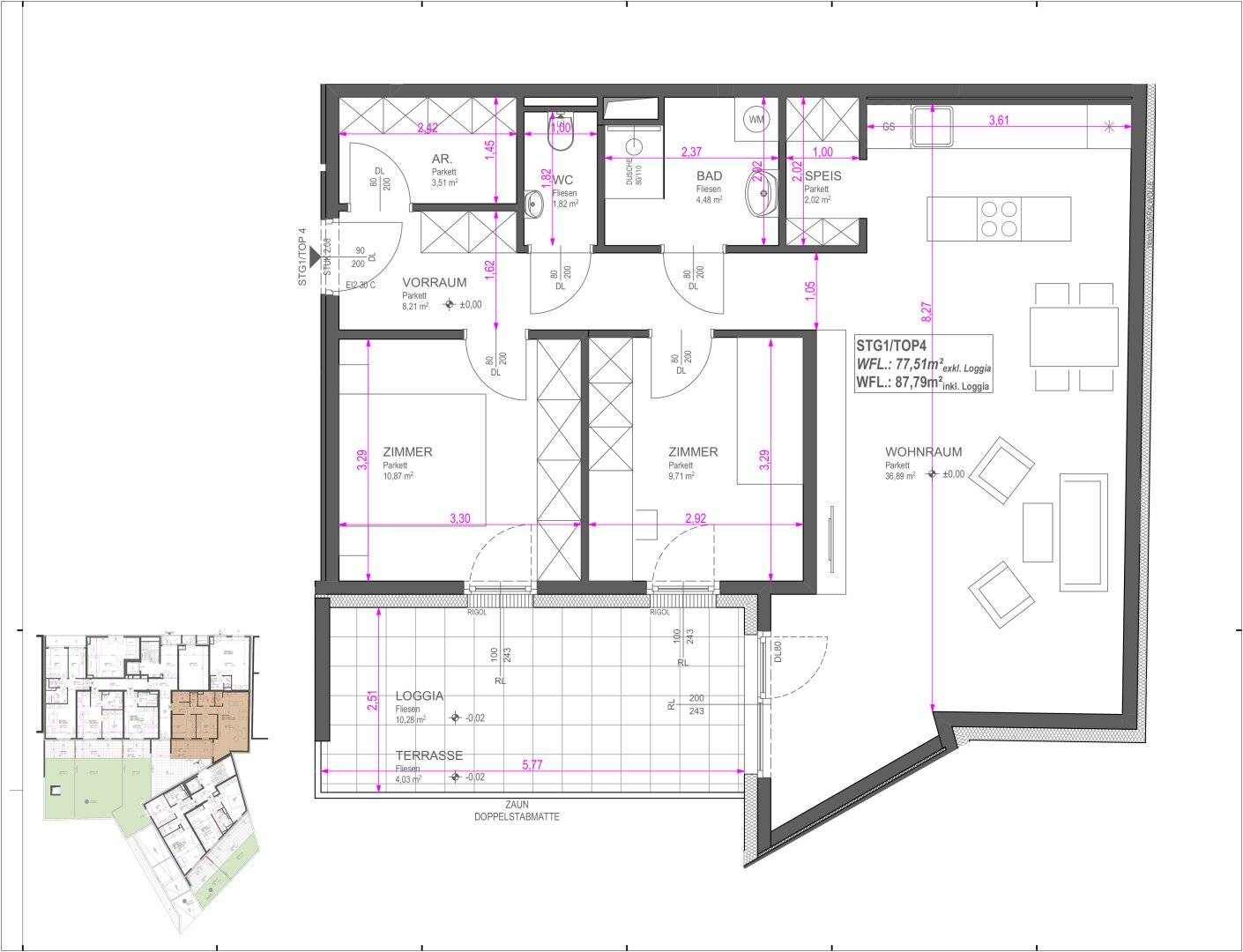Neubau Erstbezug Wohnung nahe Alte Donau