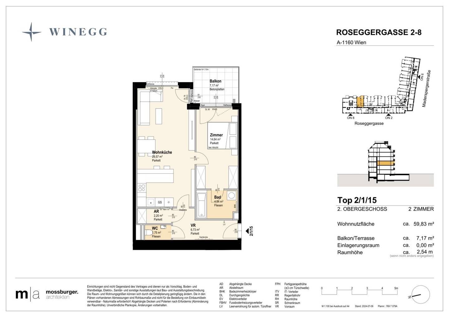 Wohnung inner courtyard quiet oasis new build first occupancy