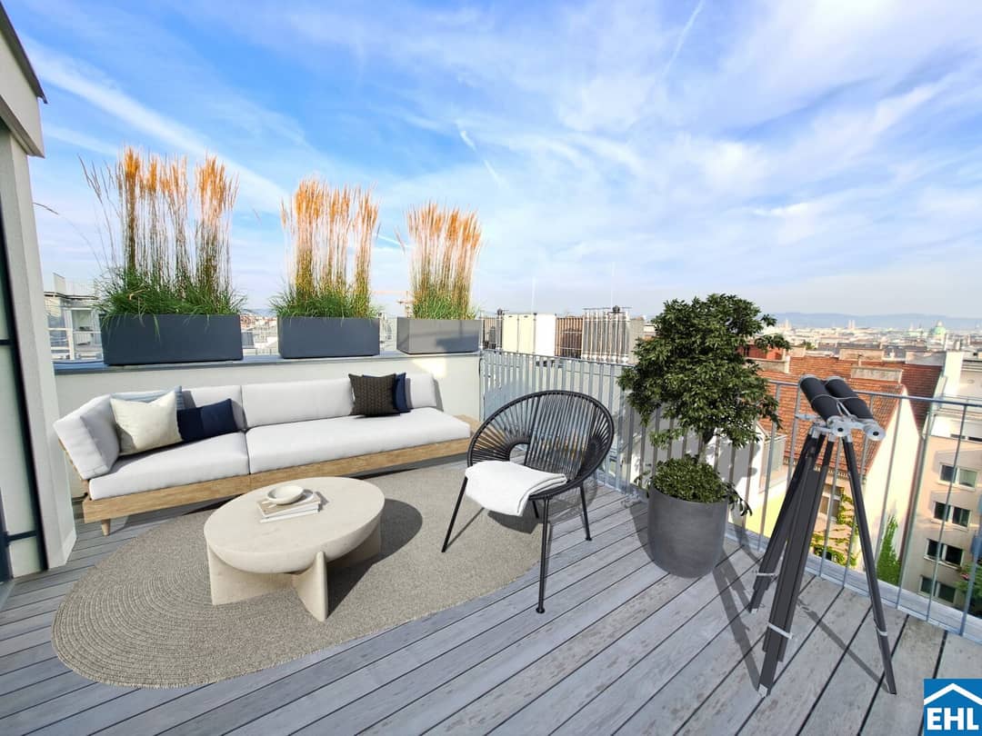 Maisonettewohnung mit Dachterrassen im 4. Bezirk