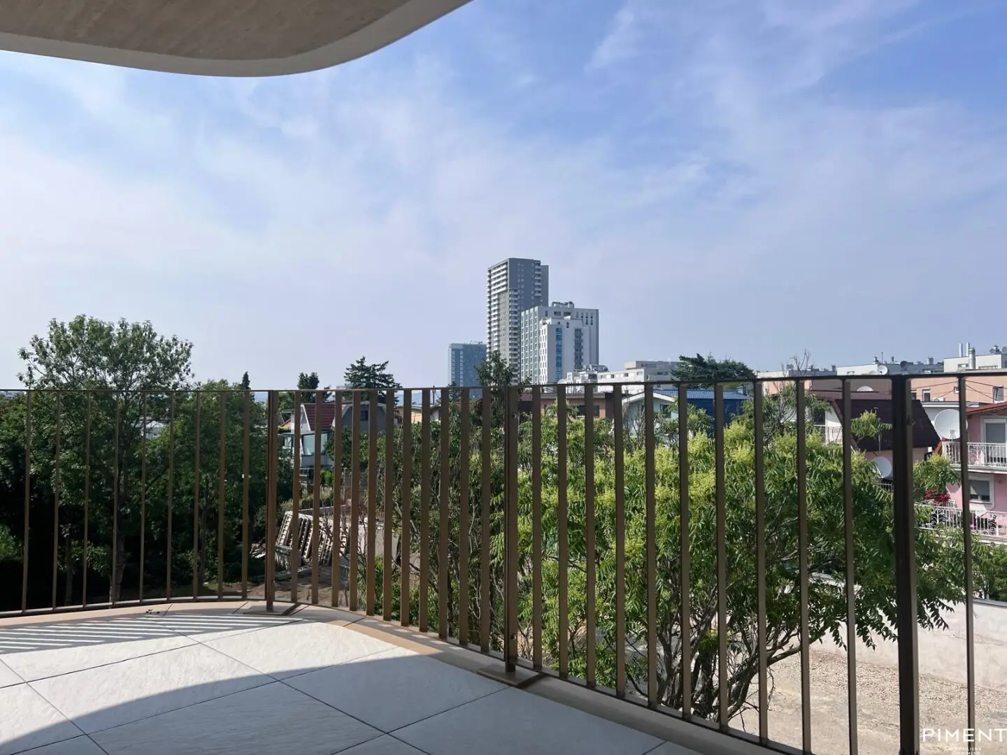 2-room apartment in the new development project with cooling