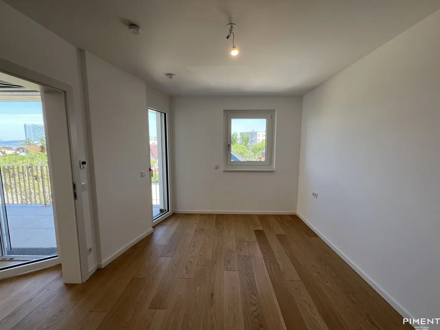 2-room apartment in the new development project with cooling