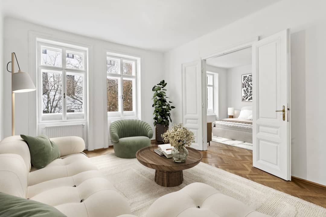 Wohnung Altbau hofseitig ruhig nahe Innenstadt