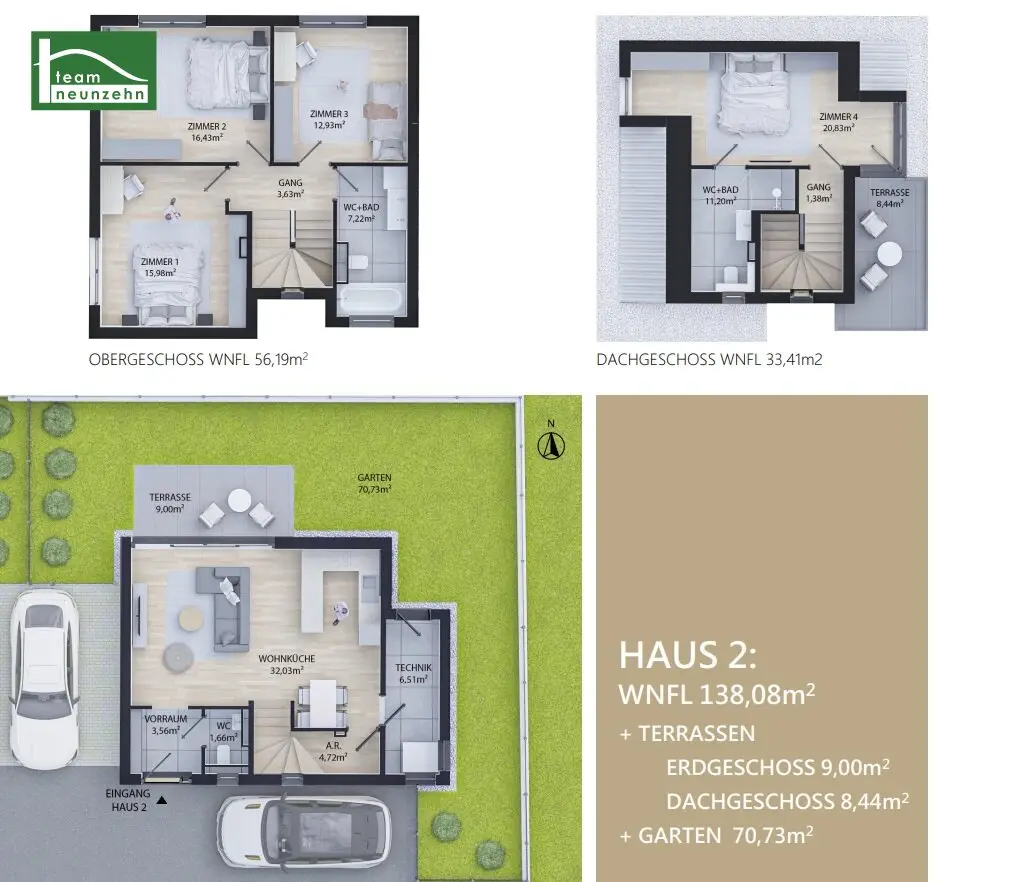 Ihr neues Zuhause in idyllischer Lage – Exklusive Einfamilienhäuser im 21. Bezirk!