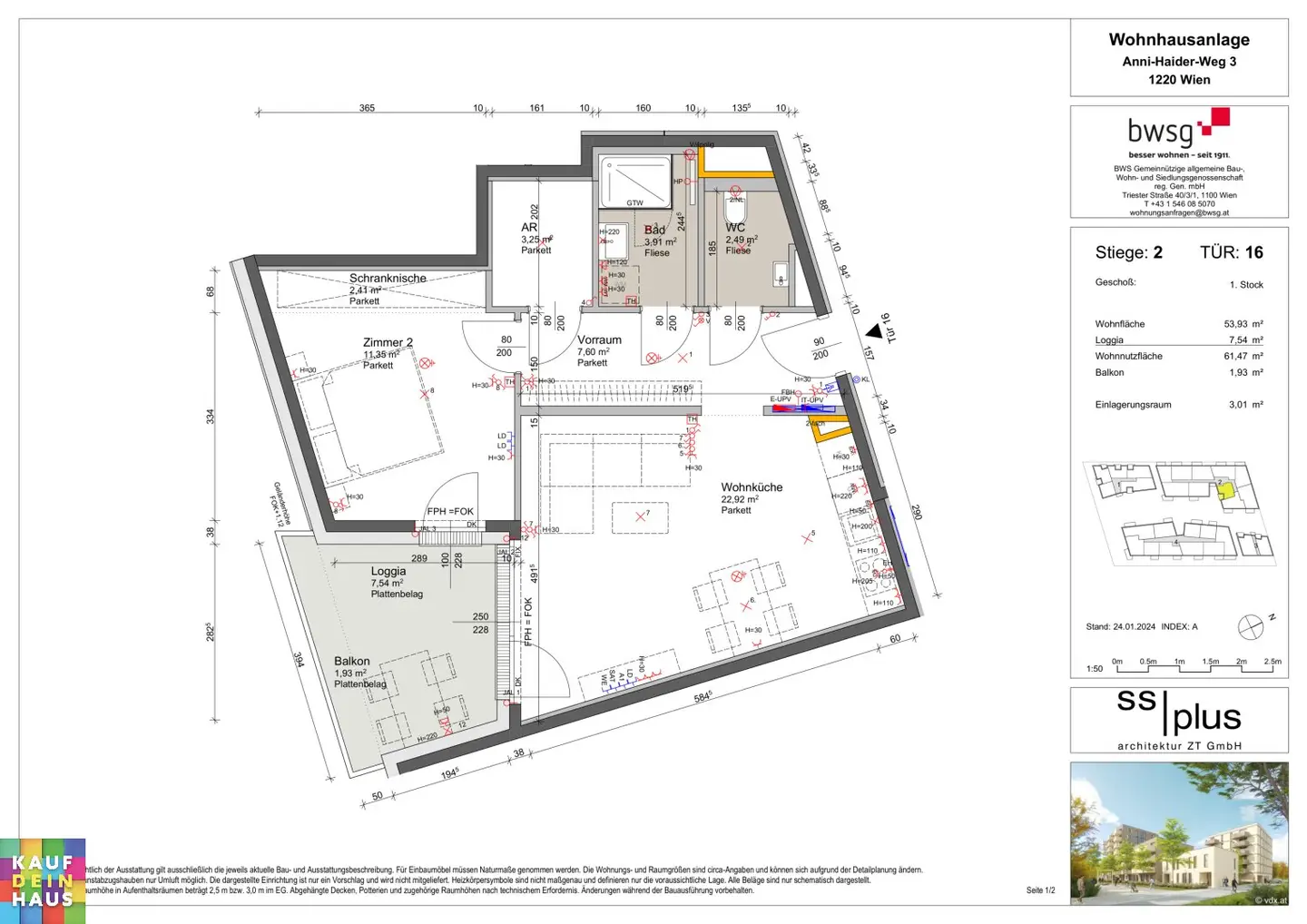 Wohnung Neubau Erstbezug Loggia nahe Badeteich