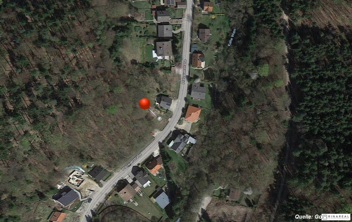 Building plot Building site approx. 210 m² Total land area approx. 1,157 m² PfalzauerStraße 76a Pfalzau Pressbaum
