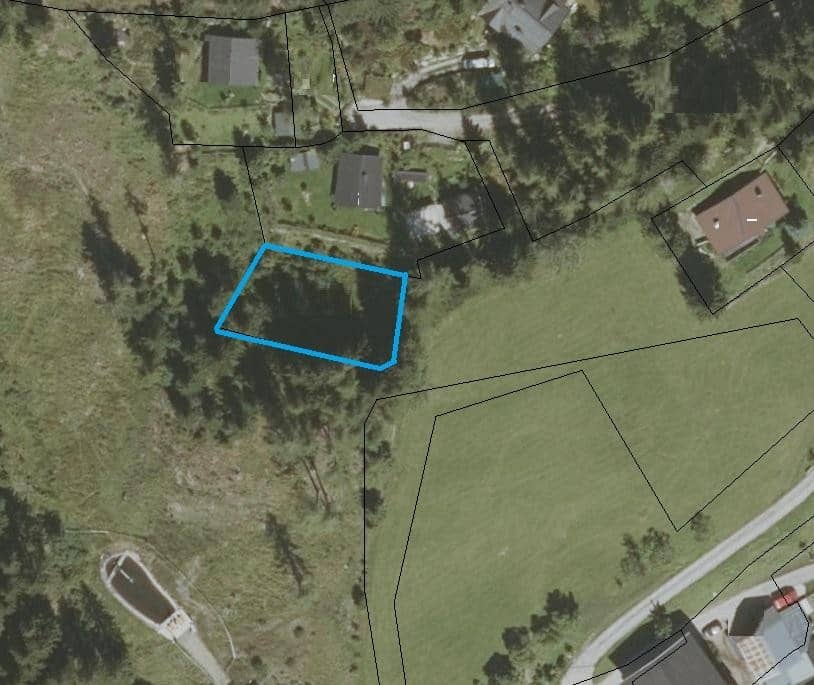 Grundstück in Hüttau im Fritztal   auf  ca 1400 Meter inkl. genehmigten Plan für ein Landhaus (Chalet)