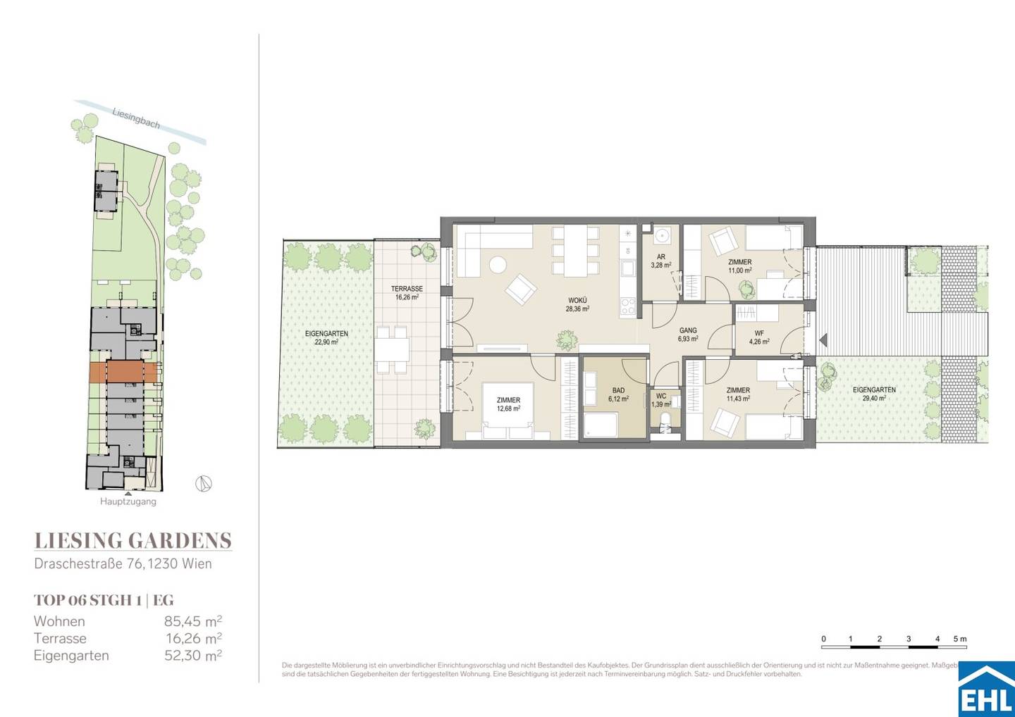 Wohnung Erstbezug Neubau Privatgarten