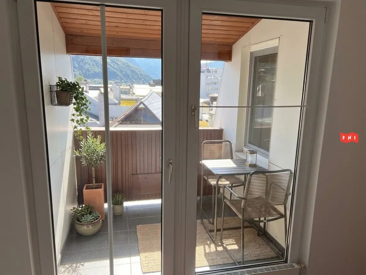 Schöne Wohnung im Zentrum von Gmunden – Balkon, 75,35 m², 3. Etage