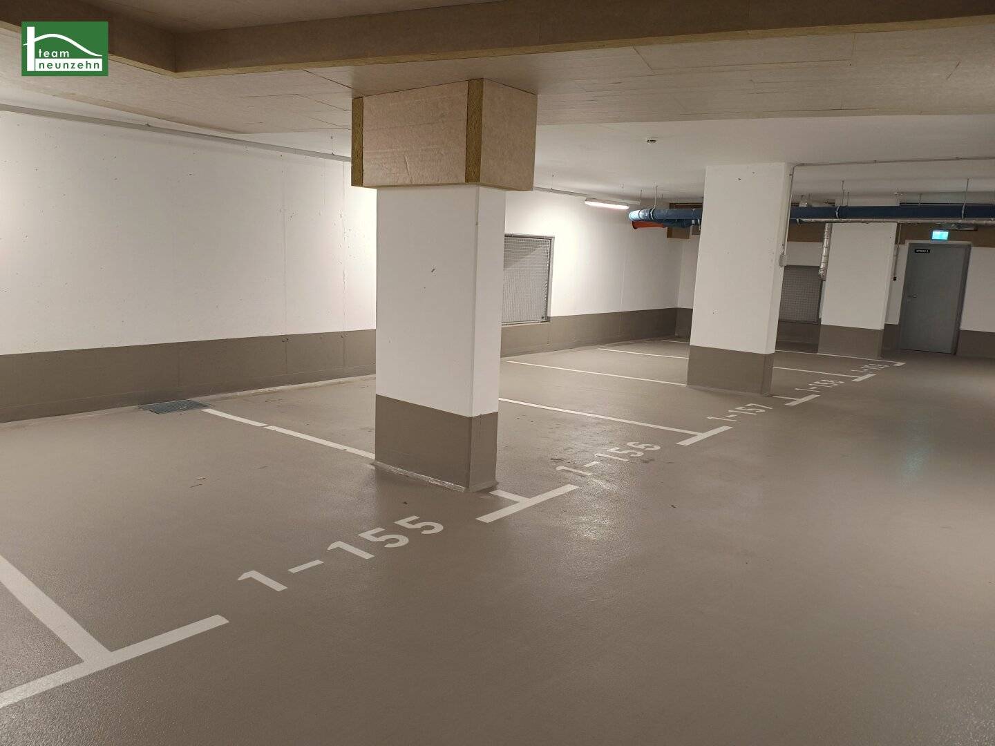 Worry-free parking - spacious car underground parking spaces in the Steingötterhof St. Pölten near Traisenpark