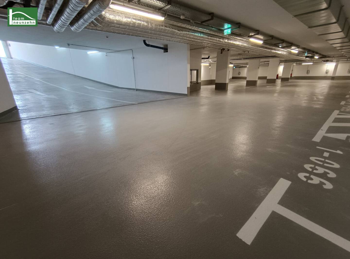 Perfectly protected - car underground parking space in the Steingötterhof near Traisenpark - Dr. Wilhelm Steingötter Straße 25
