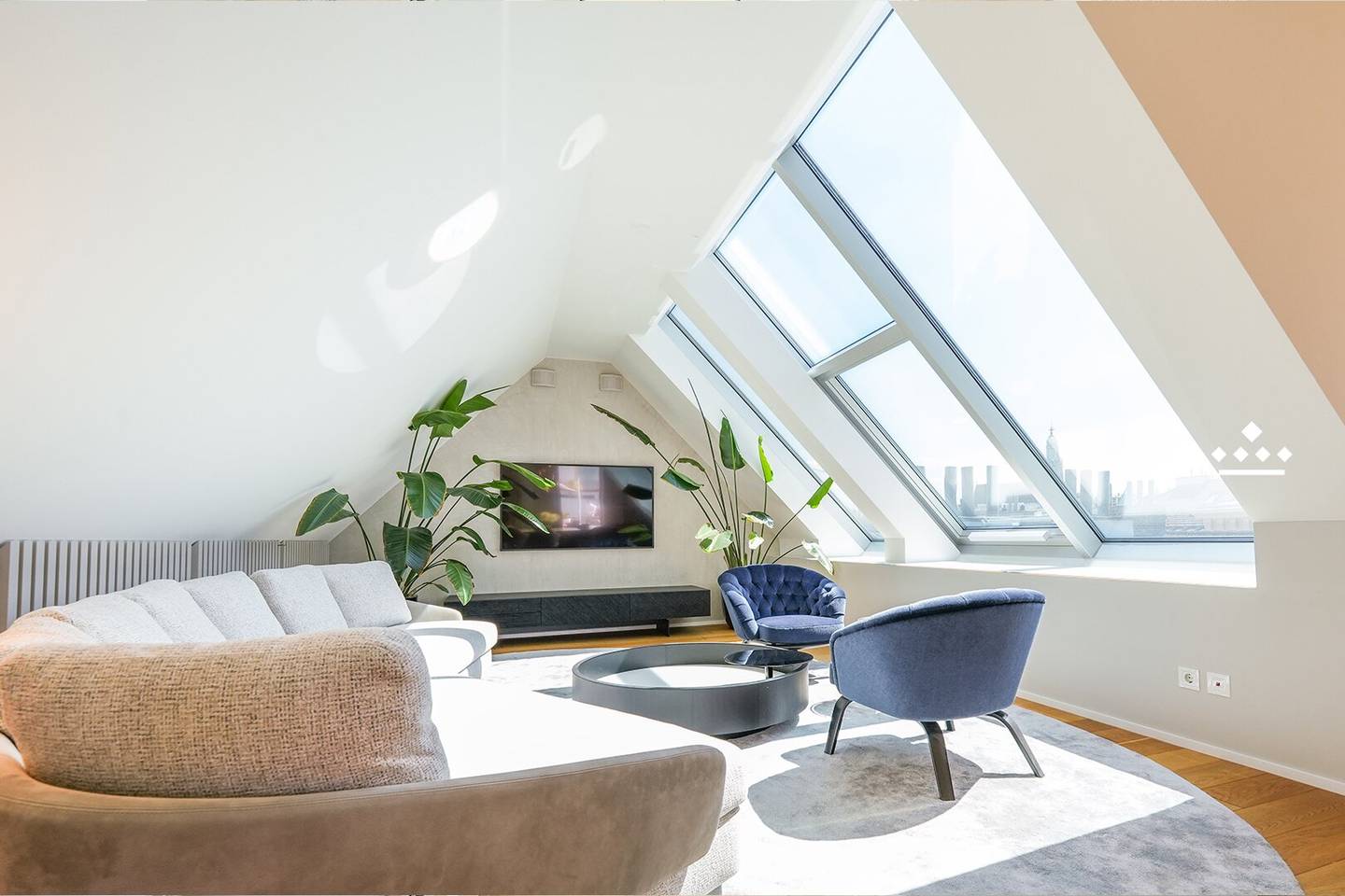 Penthouse with Stephansdom view and garage