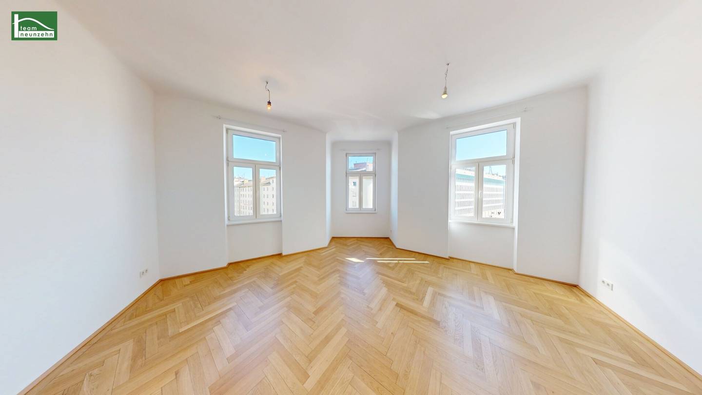 Renovated period apartment with loggia near Belvedere Palace