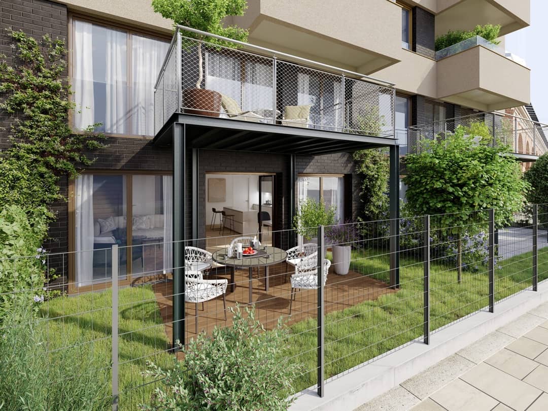 Maisonettewohnung Erstbezug nahe Hauptbahnhof mit Garten