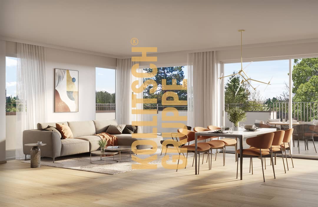 Wohnung Westhang Grüngürtel ruhige Lage Aussicht