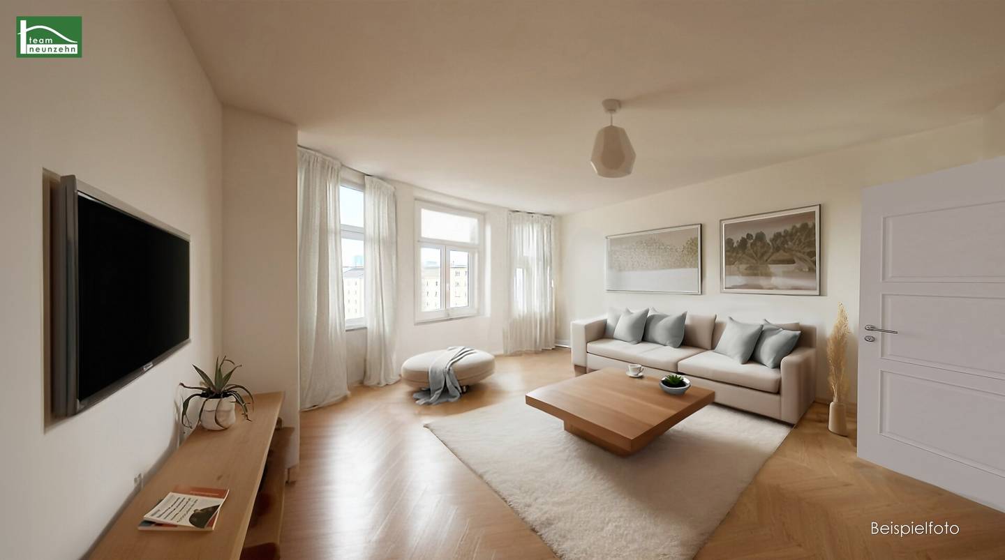 Commission-free! Exclusive large city apartment in top location - Noble living on 126 m² plus loggia and high-quality fittings