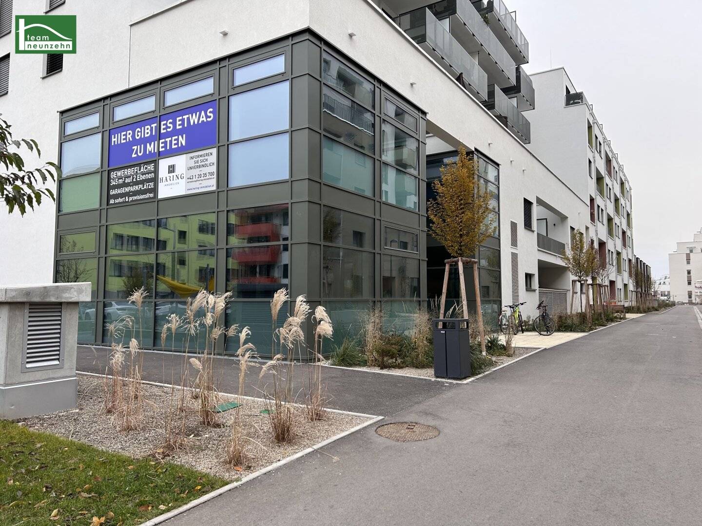 Wir bieten den perfekten Gewerbestandort - im Herzen eines Neubauviertels zwischen Breitenleer Straße und U1 Kagraner Platz