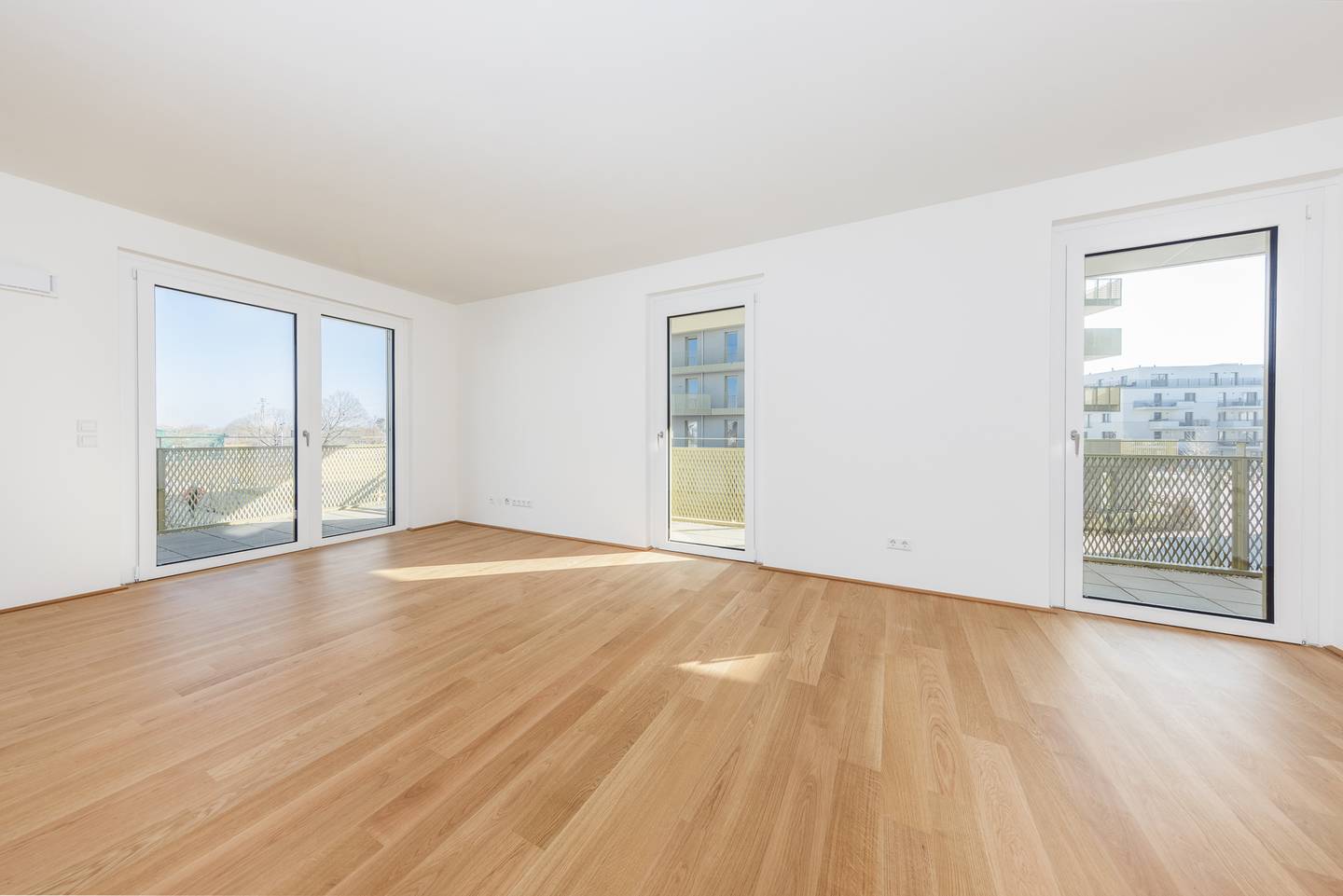 Newly built apartment in green surroundings