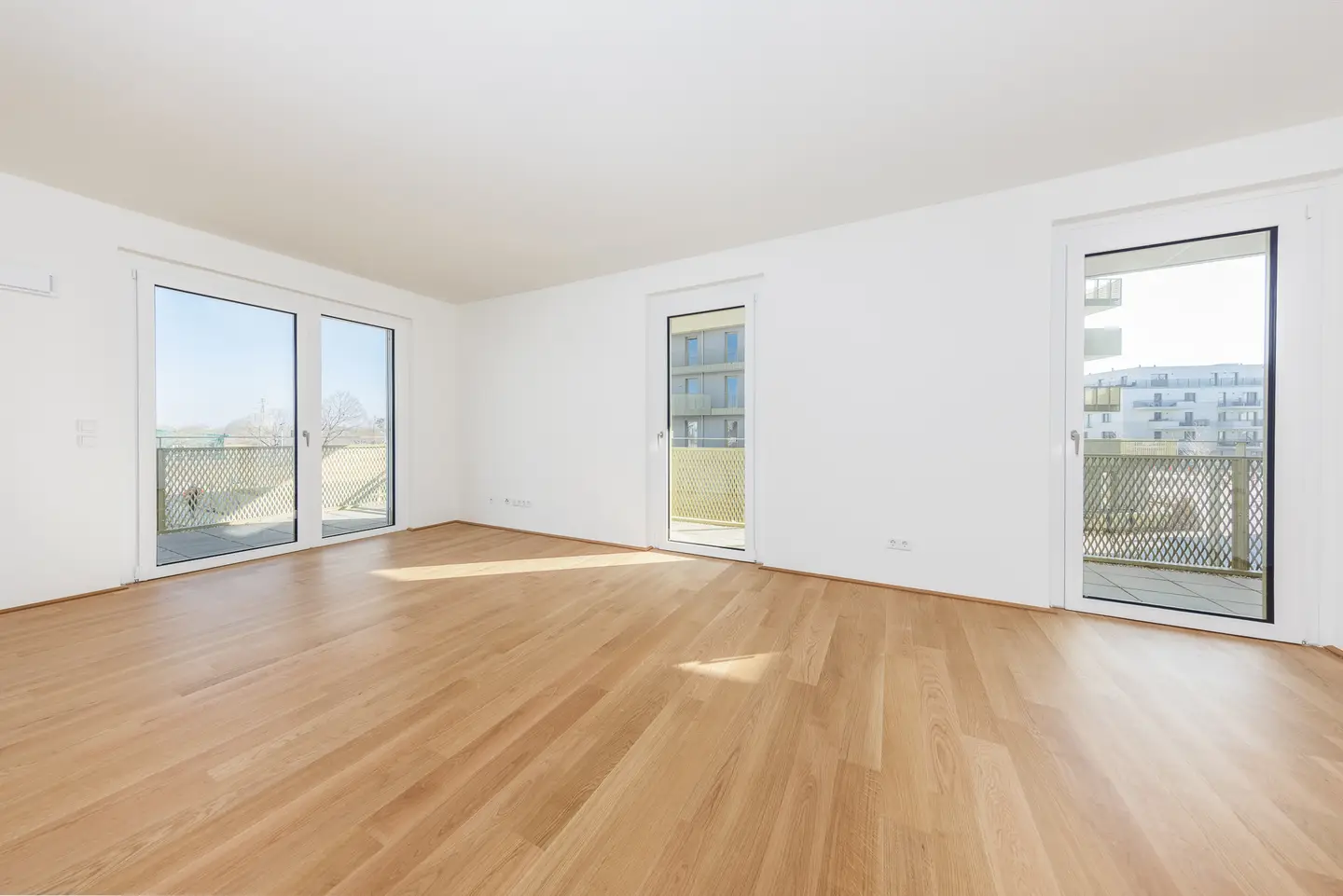 Newly built apartment in green surroundings