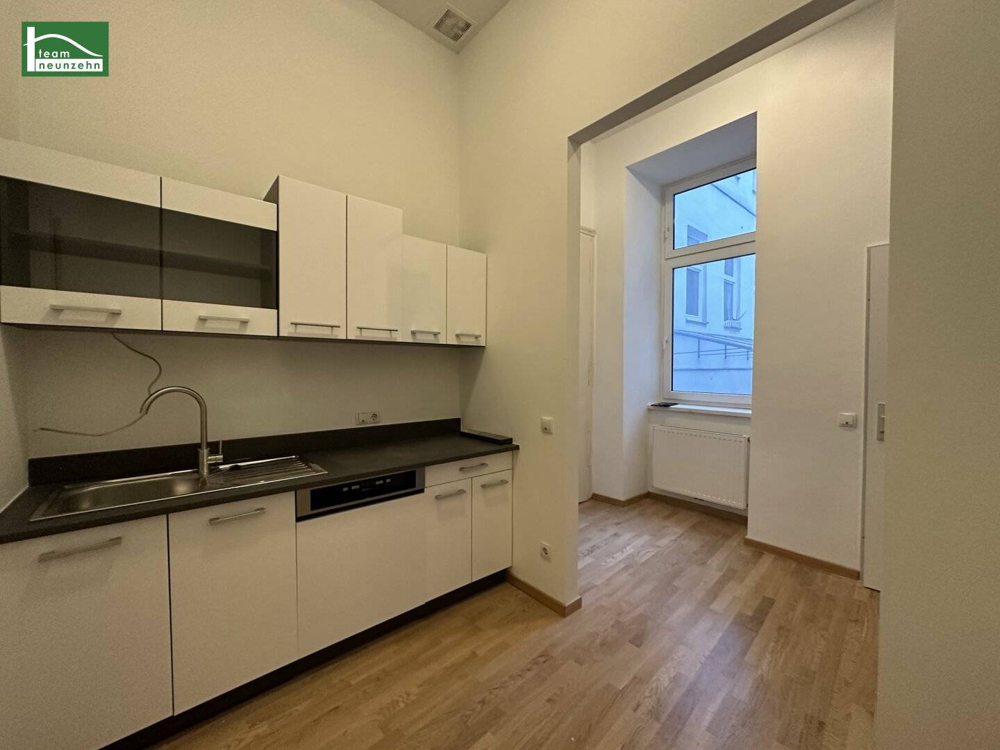 1-room apartment including fitted kitchen near the Augarten