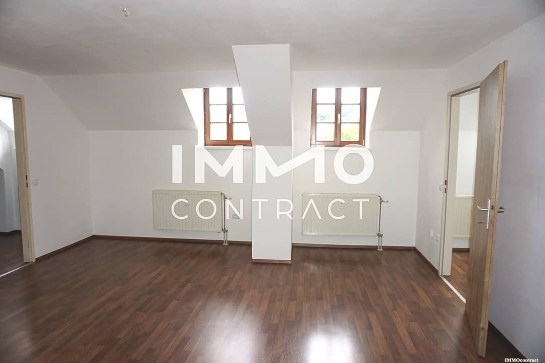 Attic apartment in a historic building