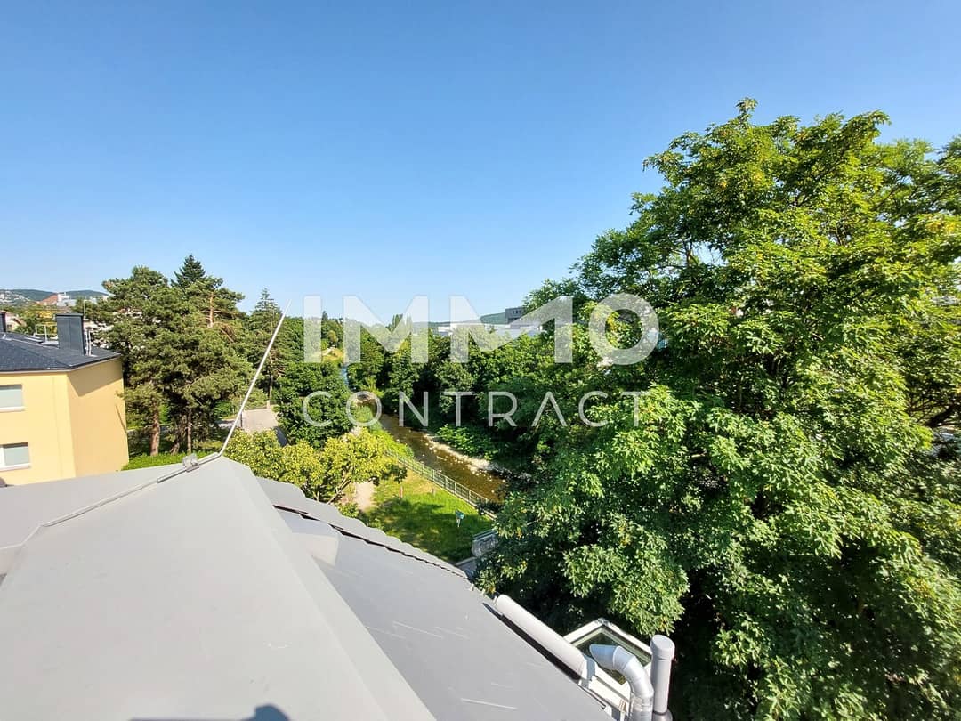 Dachgeschosswohnung mit Dachterrasse und Grünblick