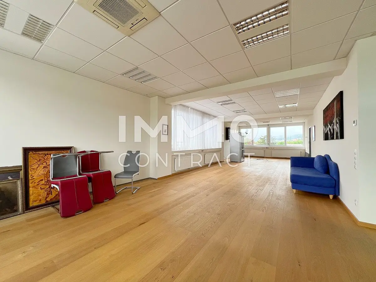 Loftwohnung Lounge Buro Blick Zweiter Stock