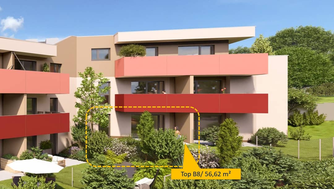 Neubau Erdgeschosswohnung mit Gartenanteil und Terrasse