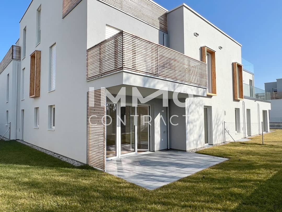 Wohnung mit Garten und Tiefgarage in Grünlage
