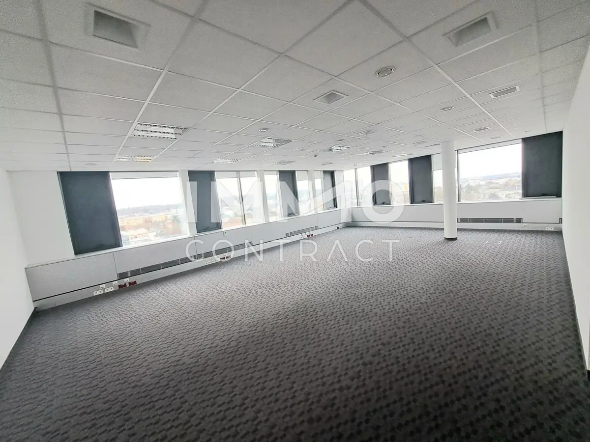 Penthouse Office Two Floors with City Views and Direct Train Access