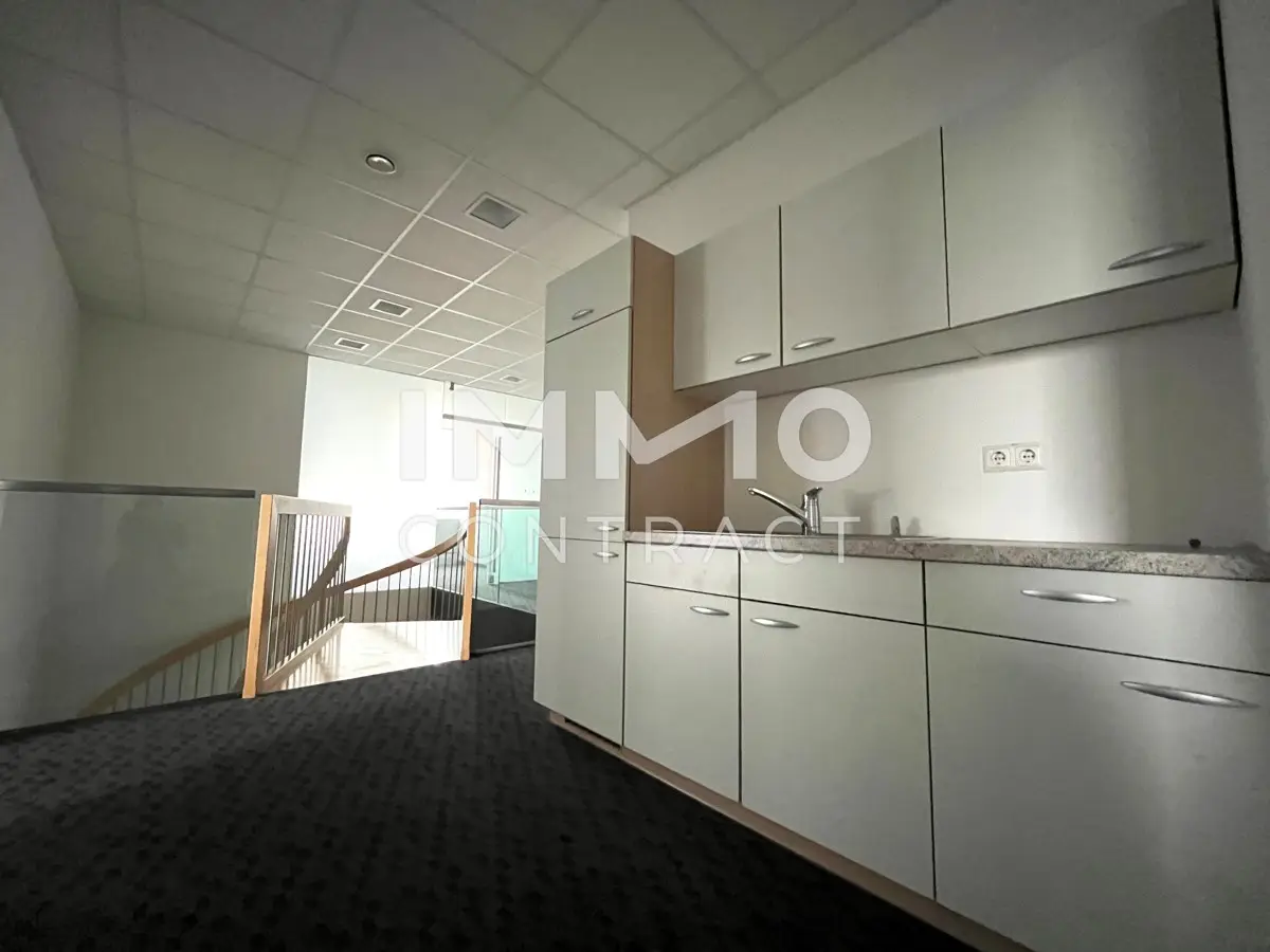 Penthouse Office Two Floors with City Views and Direct Train Access