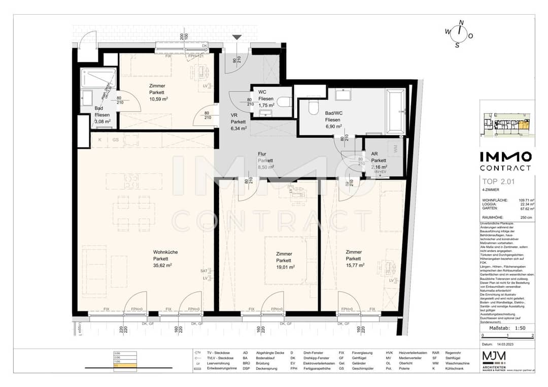 Erdgeschosswohnung mit Garten und Tiefgarage in Innenstadtlage