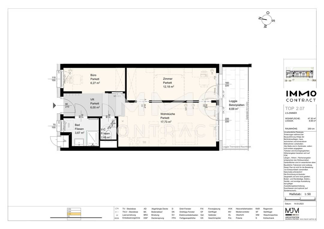 Wohnung in Innenstadtlage mit Tiefgarage und Lift