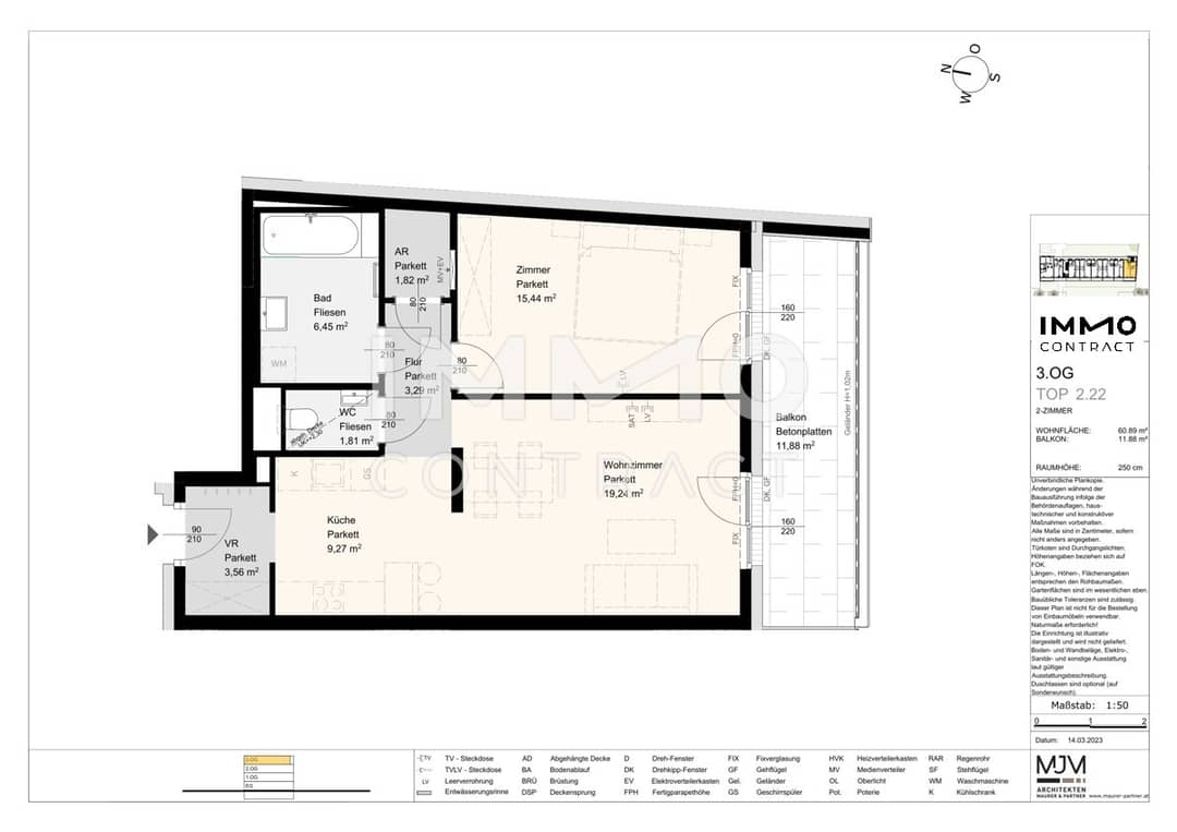 Dachgeschosswohnung Innenstadtlage Erstbezug Parkett