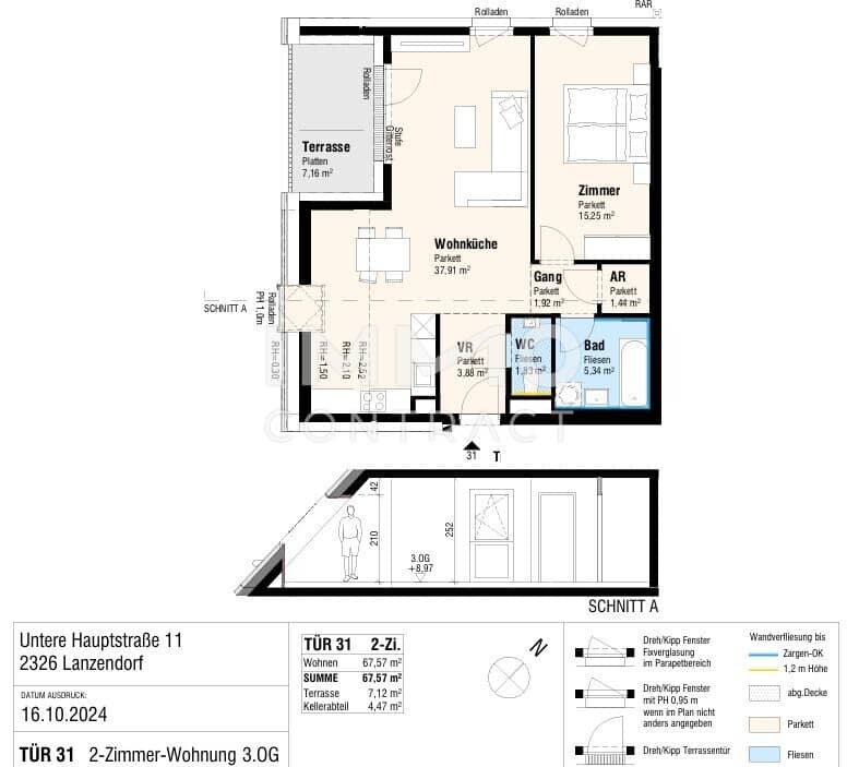 Dachgeschosswohnung Erstbezug Balkon ruhig gelegen