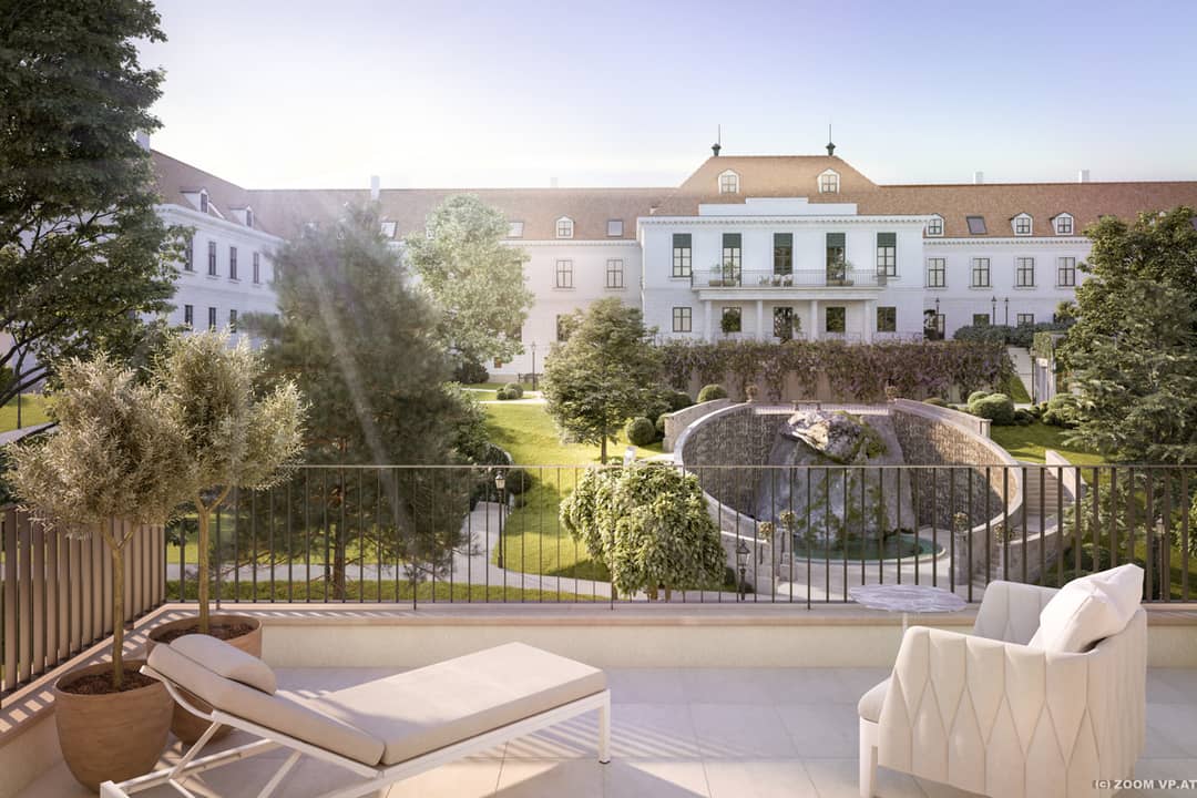 Apartment Schlosspark Freihof with Terrace and Spa